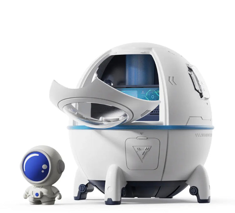 Astronaut Space Capsule Air Humidifier, Ultrasonic Cool Mist Aromatherapy Water Diffuser, Portable Mini Humidifier Astronaut Space Capsule Air Humidifier, Ultrasonic Cool Mist Aromatherapy Water Diffuser, Portable Mini Humidifier